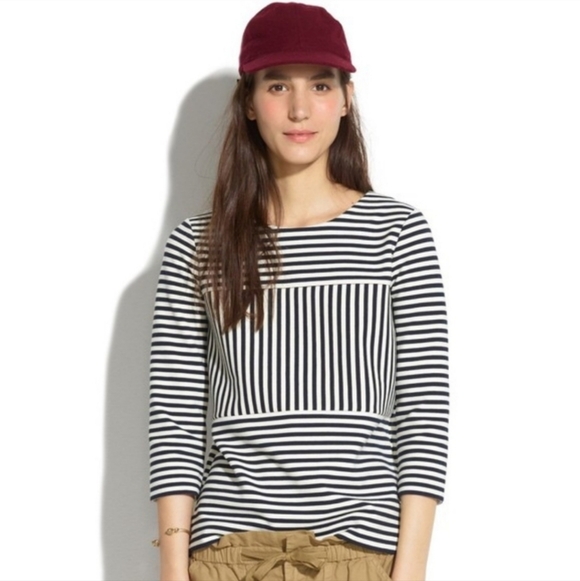 Madewell Tops - Madewell Stripes Ridge Shirt